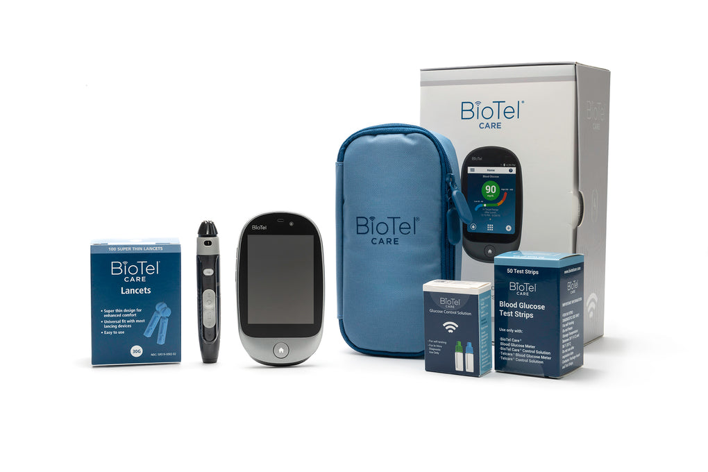 Philips BioTel Care Blood Glucose Monitoring System Welcome Kit