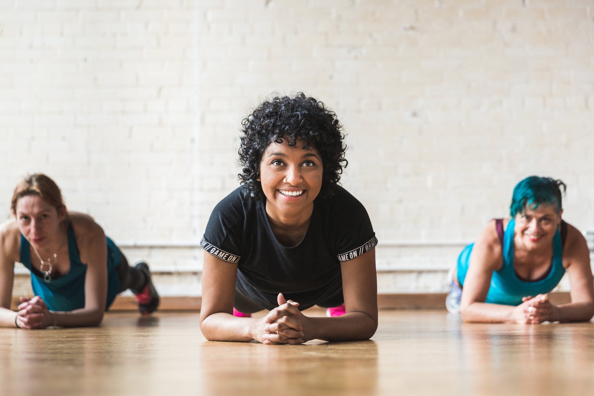 woman working out